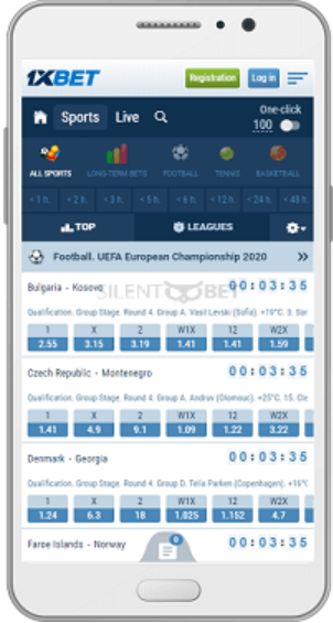 1xBet App Android Version 